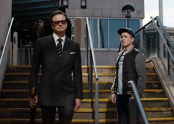 Кадр из Kingsman секретная служба