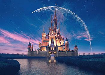 Замок Золушки в парке Walt Disney