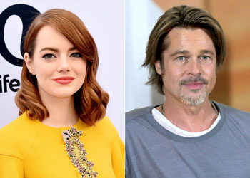 Emma Stone_Brad Pitt